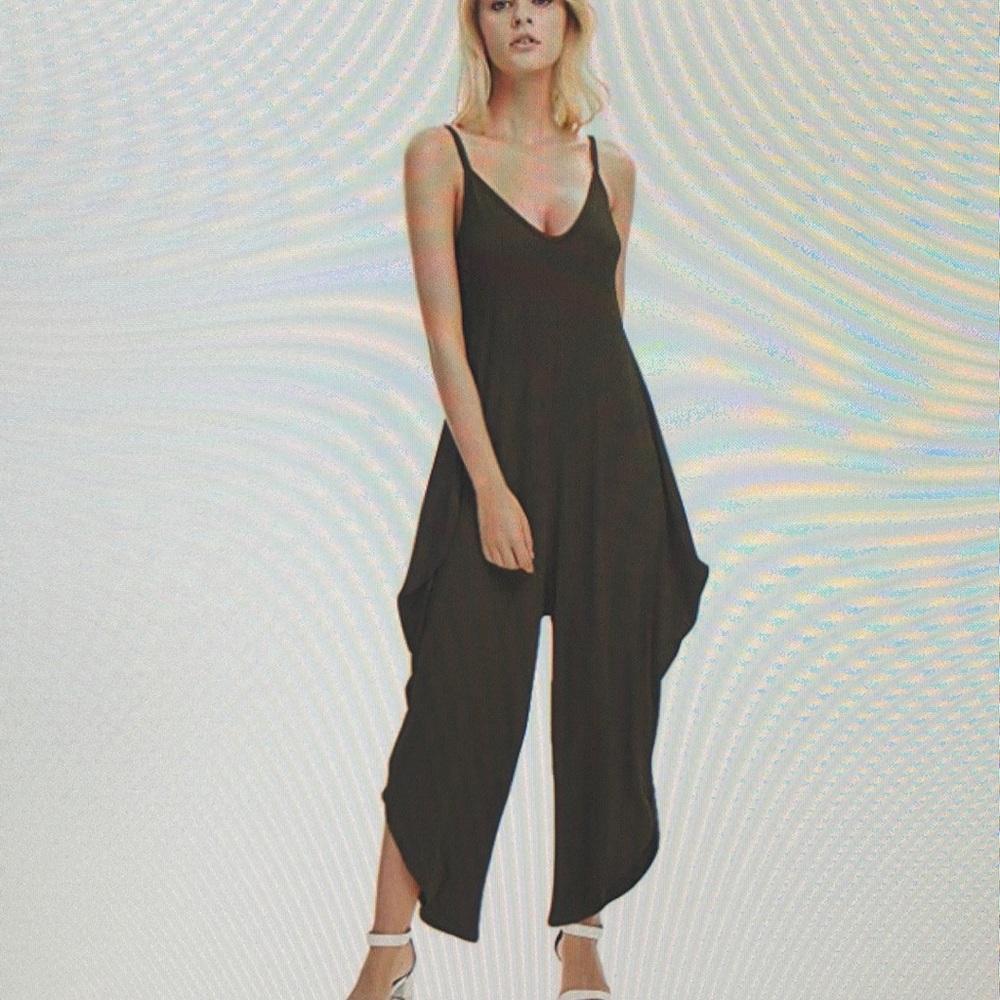 Spaghetti strap jumpsuit